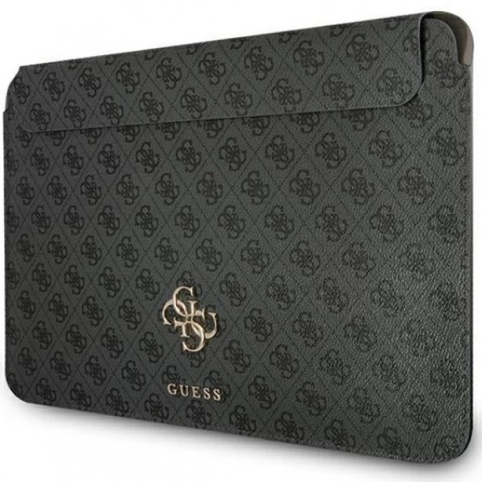 Чехол Guess 4G Metal Gold Logo для MacBook 13" Grey (GUCS13G4GFGR)