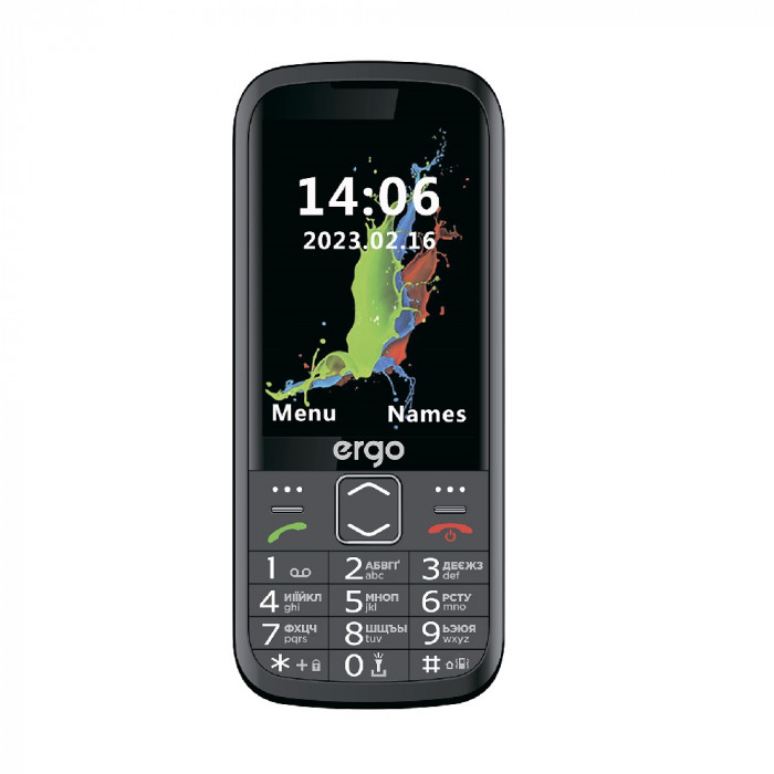 Мобільний телефон Ergo R351 Black