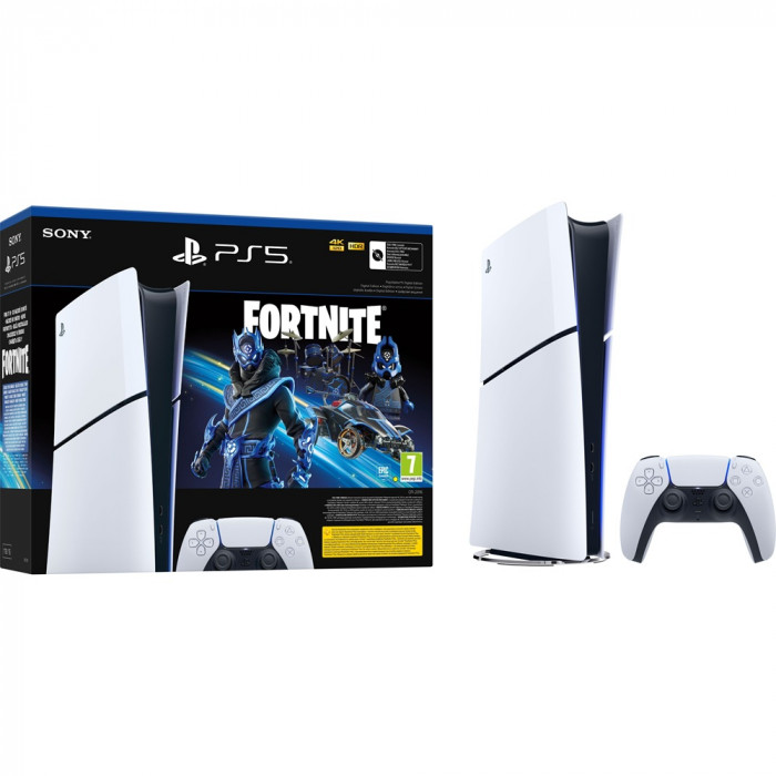 Игровая приставка Sony PlayStation 5 Slim Digital Edition (CFI-2016) Fortnite Cobalt Star Bundle