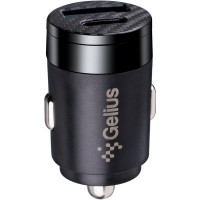 Автомобільний зарядний пристрій Gelius Inch Twix USB+Type-c 30W+Type-c/Type-c