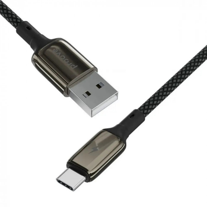 Кабель Proove Dense Metal Type-C 2.4A (1m) Black (CCDM20001201)