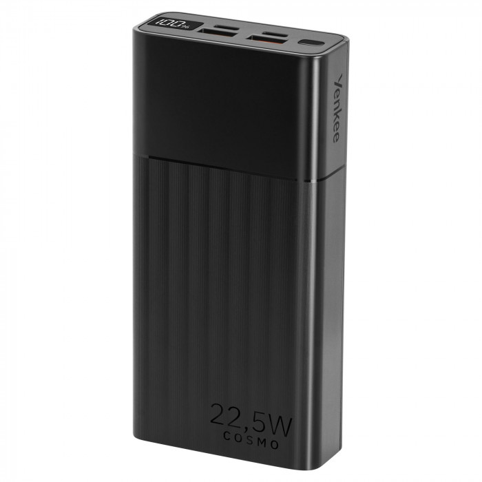 Внешний аккумулятор Power Bank Yenkee YPB 2031 20000mAh PD20W + QC22.5W Black