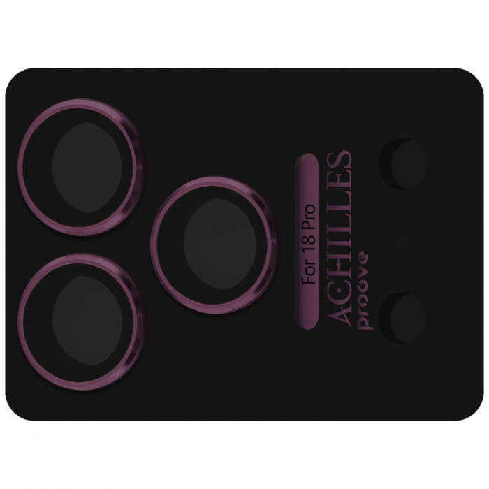 Защитное стекло Achilles Full Metal для камеры iPhone 18 Pro Cherry Red (CPPAFM18P017)