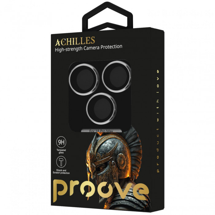 Защитное стекло Achilles Full Metal для камеры iPhone 18 Pro Max Silver (CPPAFM18PM02)