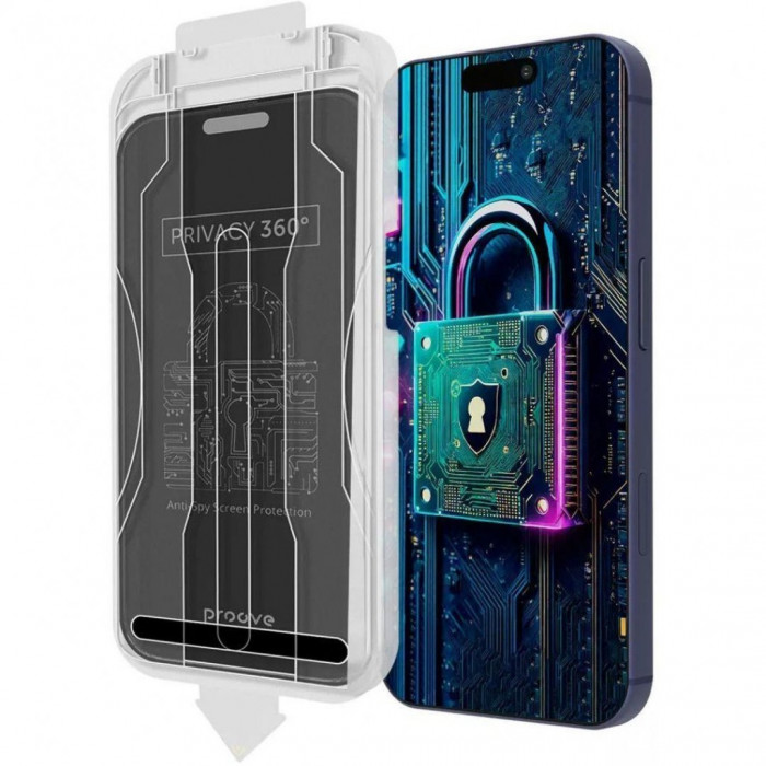 Захисне скло Proove Privacy 360 Installation Box для iPhone 14 Pro Max/15 Plus/16 Plus (PG360I14PM01)