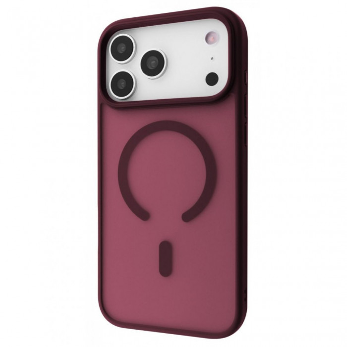 Чехол Wave Matte Insane Case with MagSafe для iPhone 17 Pro/18 Pro Cherry Red (PCMIIP18P036)