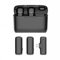 Петличный микрофон беспроводной J13 Lightning Black