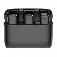 Петличный микрофон беспроводной J13 Lightning Black