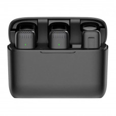 Петличный микрофон беспроводной J13 Lightning Black