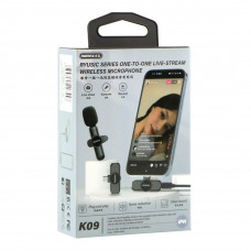 Петличный микрофон беспроводной Remax K09 Lightning
