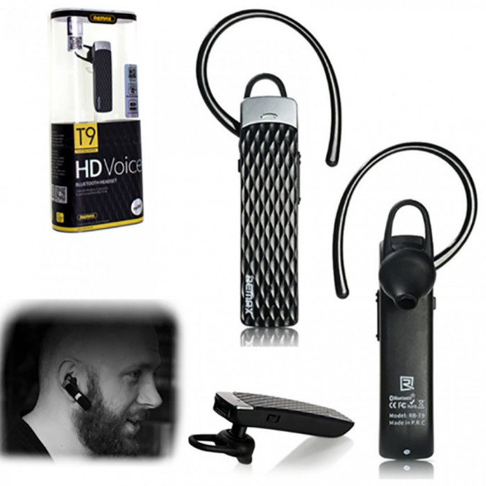 Bluetooth-гарнітура Remax RB-T9 Black
