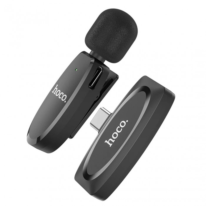 Петличний мікрофон бездротовий Hoco L15 Type-C