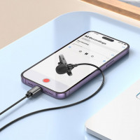 Петличный микрофон Borofone BFK11 Elegant Lightning