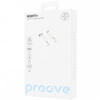 Кабель Proove Rebirth Type-C to Lightning 27W (1m) White (CCRE27002102)