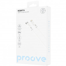 Кабель Proove Rebirth Type-C to Lightning 27W (1m) White (CCRE27002102)