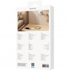 Кабель Proove Rebirth USB to Lightning 2.4A (1m) Green (CCRE12001111)