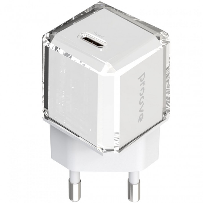 Мережевий зарядний пристрій Proove Pure GaN 30W Type-C White (WCPU30012202)