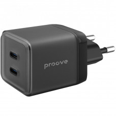 Мережевий зарядний пристрій Proove Pure GaN Max 67W 2 Type-C Black (WCPU67022201)