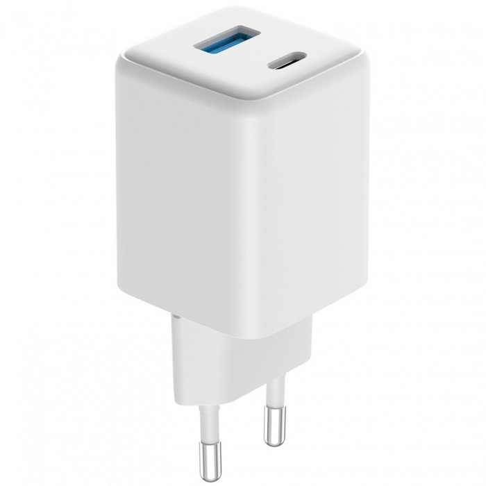 Мережевий зарядний пристрій Proove Pocket GaN Plus 25W Type-C+USB White (WCPG25111202)