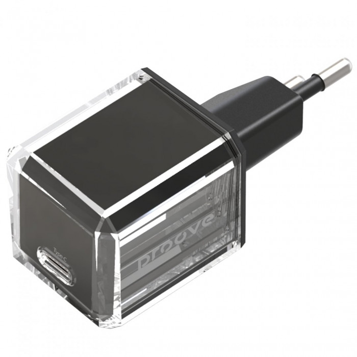 Мережевий зарядний пристрій Proove Pure GaN 30W Type-C Black (WCPU30012201)