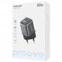 Мережевий зарядний пристрій Proove Pure GaN 30W Type-C Black (WCPU30012201)