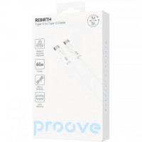 Кабель Proove Rebirth Type-C to Type-C 60W (1m) White (CCRE61002202)