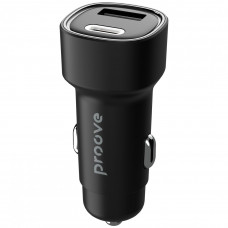 Автомобільний зарядний пристрій Proove Flash 48W Type-C+USB Black (CCFL48111201)