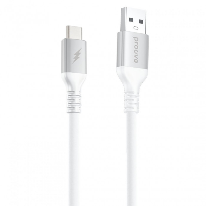 Кабель Proove ReGen Silicone USB to Type-C 3A (1m) White (CCRS27001202)