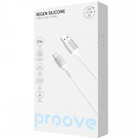 Кабель Proove ReGen Silicone USB to Type-C 3A (1m) White (CCRS27001202)