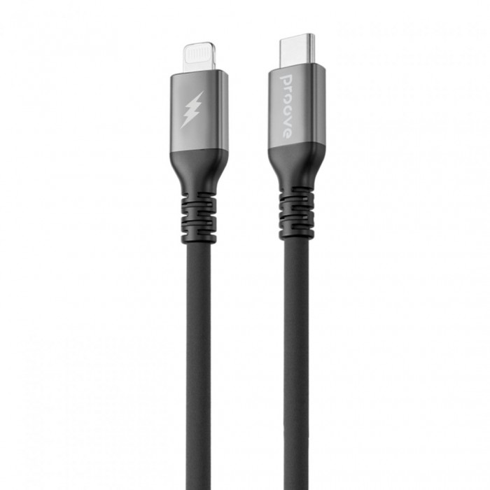 Кабель Proove ReGen Silicone Type-C to Lightning 27W (1m) Black (CCRS60002101)