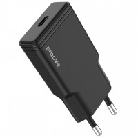 Мережевий зарядний пристрій Proove Slender 20W Type-C Black (WCSS20010001)