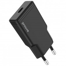 Мережевий зарядний пристрій Proove Slender 20W Type-C Black (WCSS20010001)