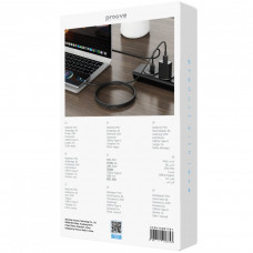 Кабель Proove GridLine USB to Type-C 3A (1m) Black (CCGL15001201)