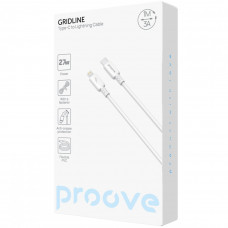 Кабель Proove GridLine Type-C to Lightning 27W (1m) White (CCGL27002102)
