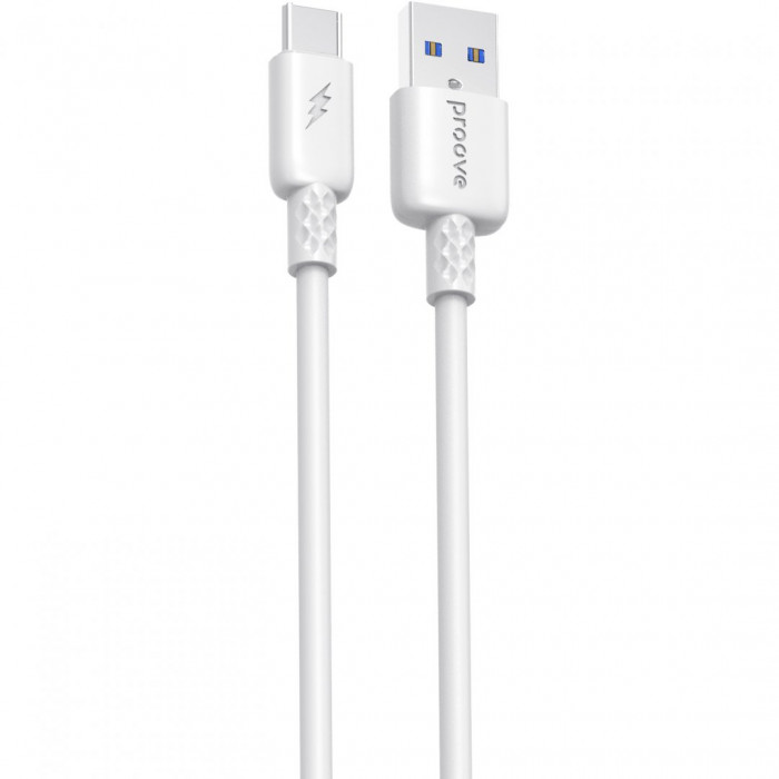 Кабель Proove GridLine USB to Type-C 3A (1m) White (CCGL15001202)
