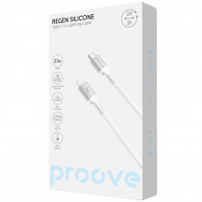 Кабель Proove ReGen Silicone Type-C to Lightning 27W (1m) White (CCRS60002102)