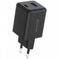 Мережевий зарядний пристрій Proove Pocket GaN 45W Type-C+USB Black (WCPG45110001)