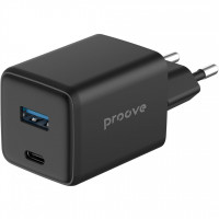 Мережевий зарядний пристрій Proove Pocket GaN 45W Type-C+USB Black (WCPG45110001)
