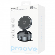 Автомобільний тримач Proove Griptor Suction Type Universal Mount Gray (CHGRP0000003)