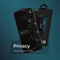 Защитное стекло Proove Privacy для iPhone 17 Pro (PGPPRI17P001)