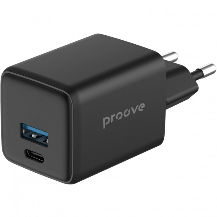 Мережевий зарядний пристрій Proove Pocket GaN 30W Black (WCPG30110001)