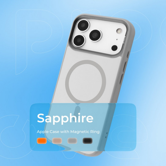Чохол Proove Sapphire Case with Magnetic Ring для iPhone 17 Pro Max Cosmic Orange (PCSAIP17PM55)