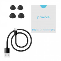 Бездротові навушники Proove Intro Pro TWS with ANC Obsidian Black (TWIP0001AP15)