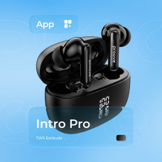 Беспроводные наушники Proove Intro Pro TWS with ANC Obsidian Black (TWIP0001AP15)