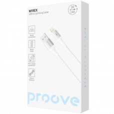 Кабель Proove WireX USB to Lightning 2.4A (1m) White (CCWX12001202)