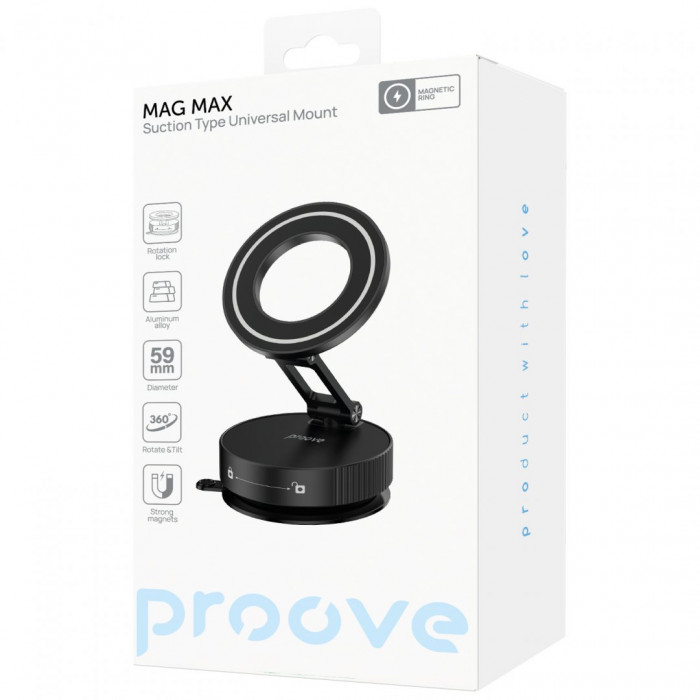 Автомобільний тримач Proove Mag Max Suction Type Universal Mount (CHMM00000001)