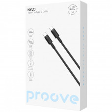 Кабель Proove Nylo Type-C to Type-C 100W (1.5m) Black (CCPN11002201)