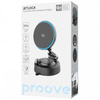 Автомобільний тримач з бездротовою зарядкою Proove JetLock Qi2.2 25W (WHJL25010001)