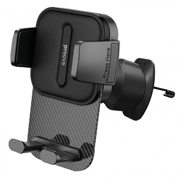 Автомобільний тримач Proove Carbon Clamp Air Outlet Car Mount Black (CHCNA0000001)