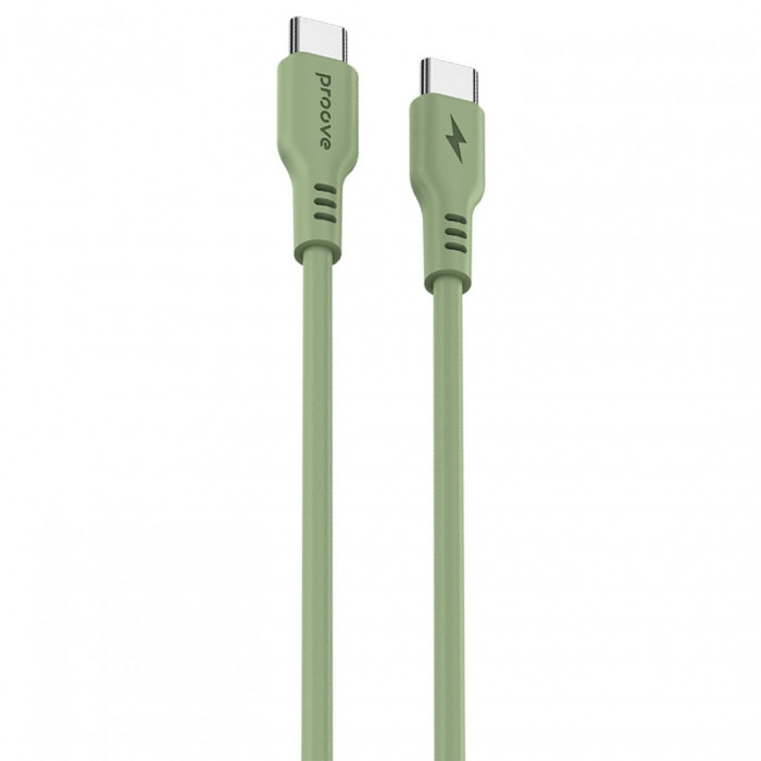 Кабель Proove Rebirth Type-C to Type-C 60W (1m) Green (CCRE60002211)